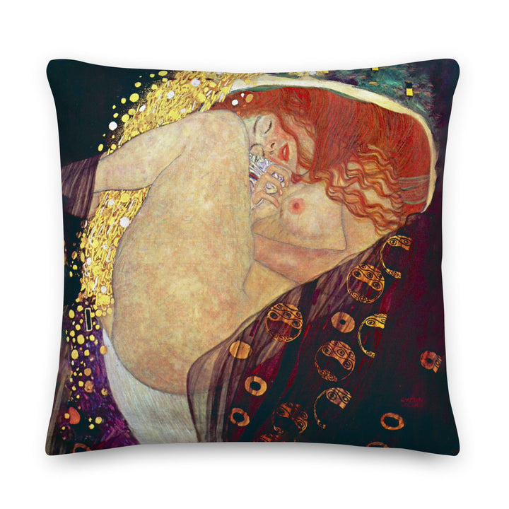 Premium-Kissen - Gustav Klimt, Danae 56x56 cm (22″×22″) artlia