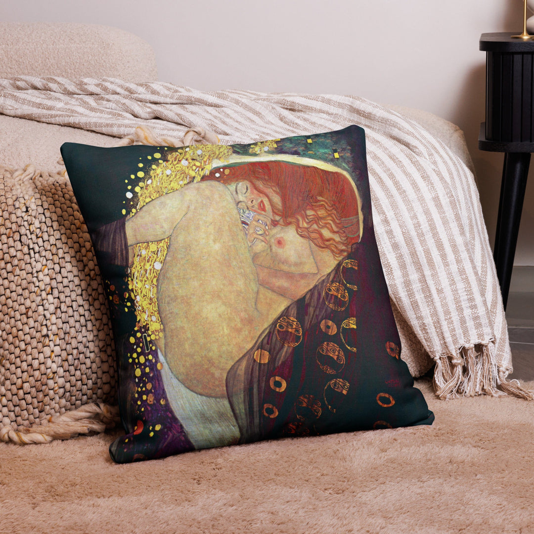 Premium-Kissen - Gustav Klimt, Danae artlia