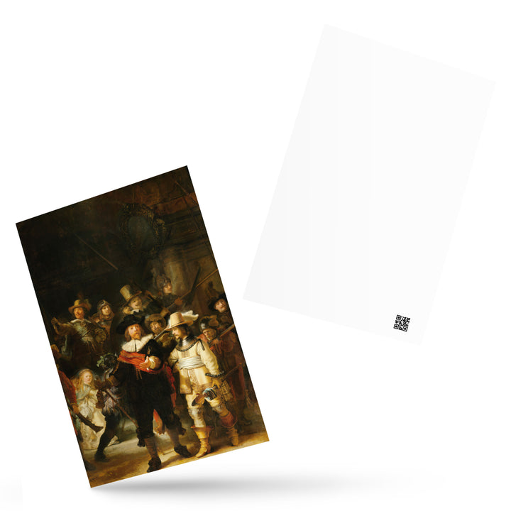 Carte postale - Rembrandt van Rijn, La Ronde de nuit