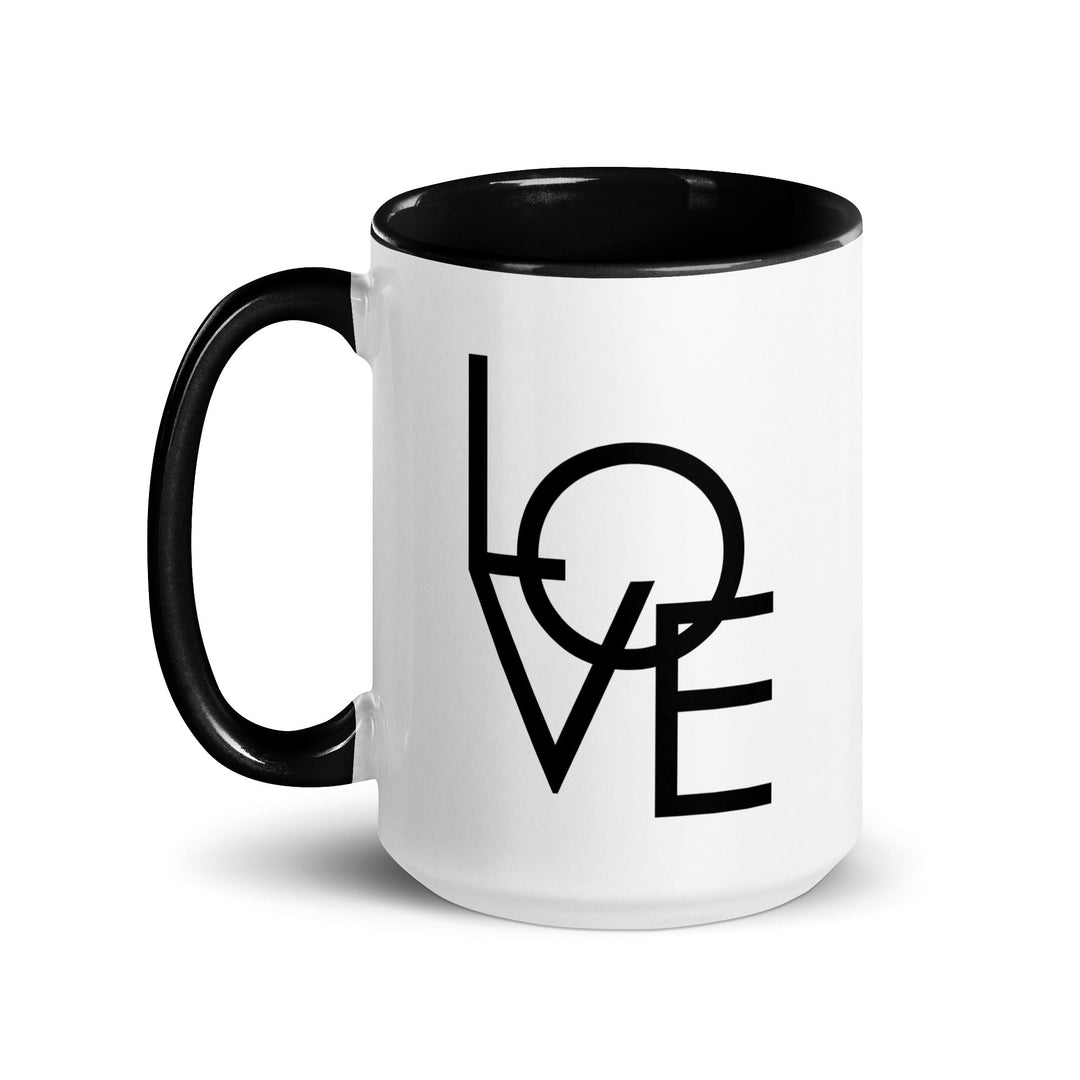 Tasse - LOVE in Gothic Kuratoren von artlia 0.44 L (15 oz) / Innenseite schwarz artlia