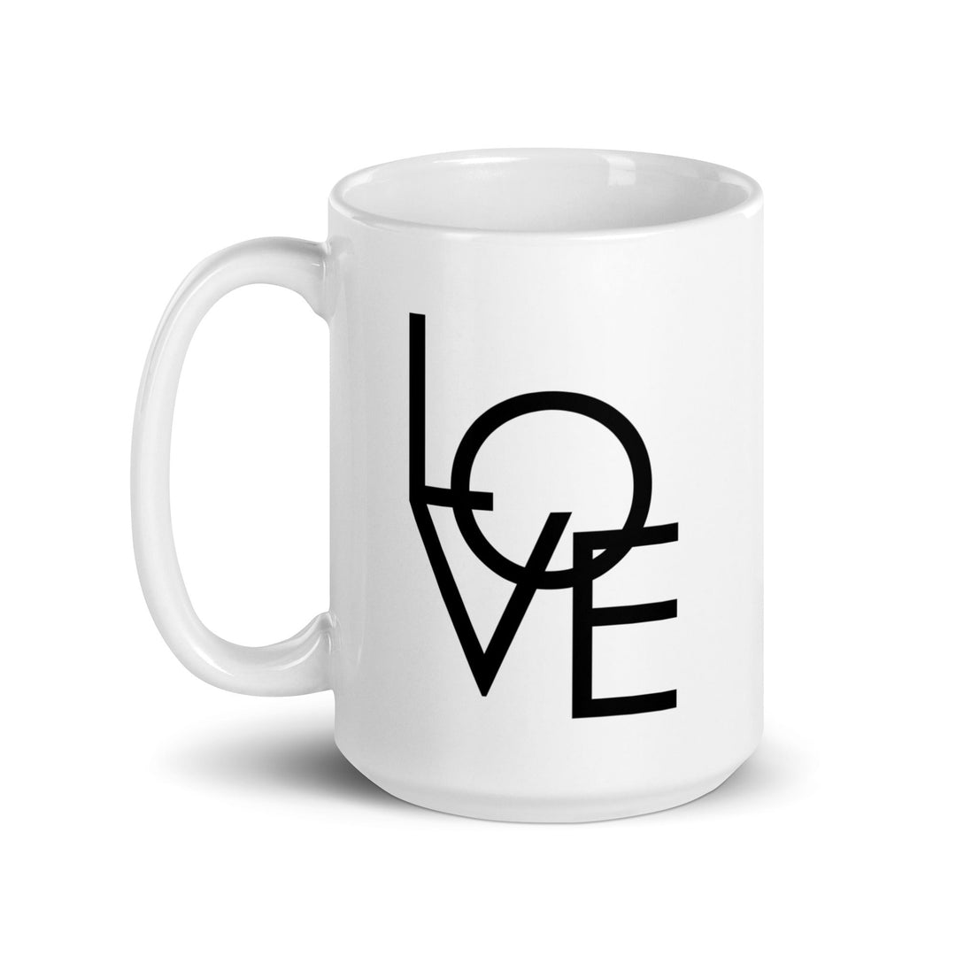 Tasse - LOVE in Gothic Kuratoren von artlia 0.44 L (15 oz) / weiß artlia