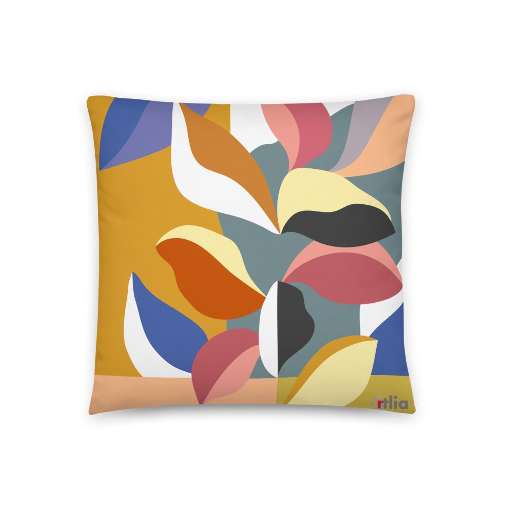 Abstract Leaves - Kissen Kuratoren von artlia 46x46 cm artlia