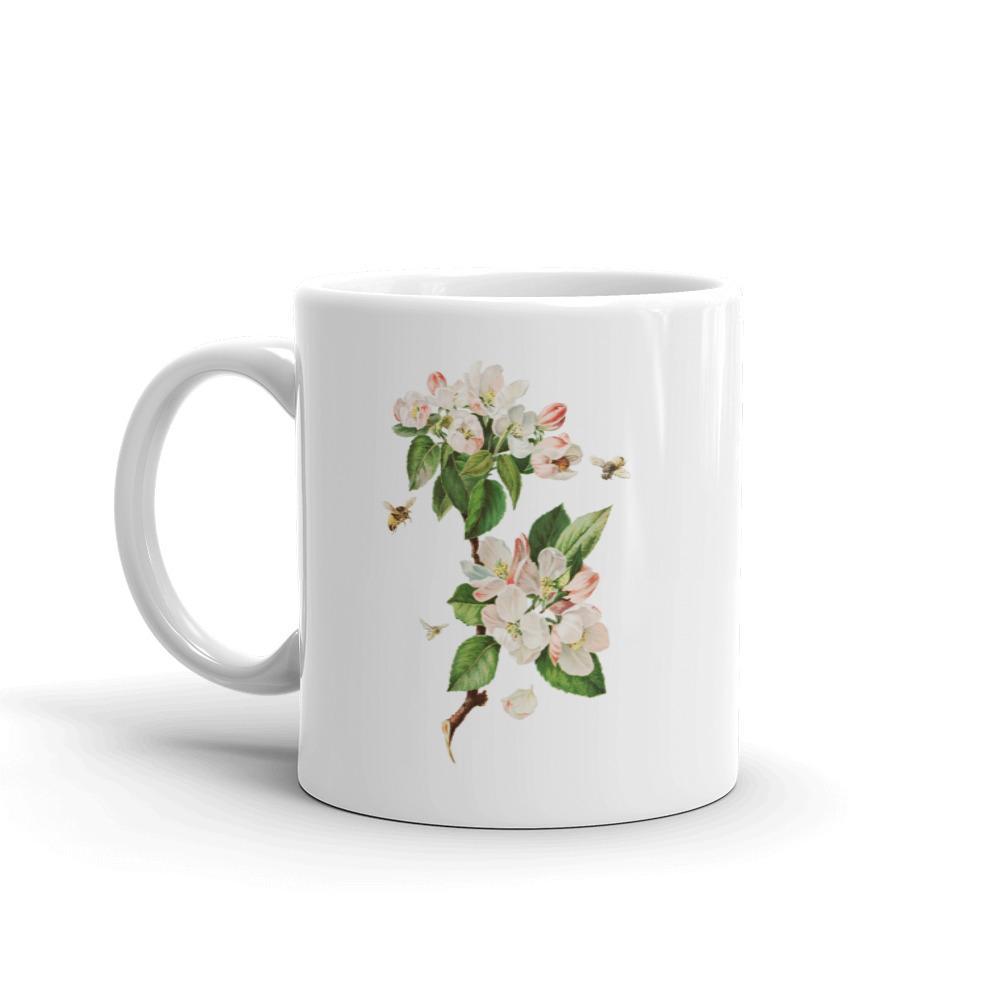 Apfelblüten und Bienen - Tasse Boston Public Library artlia