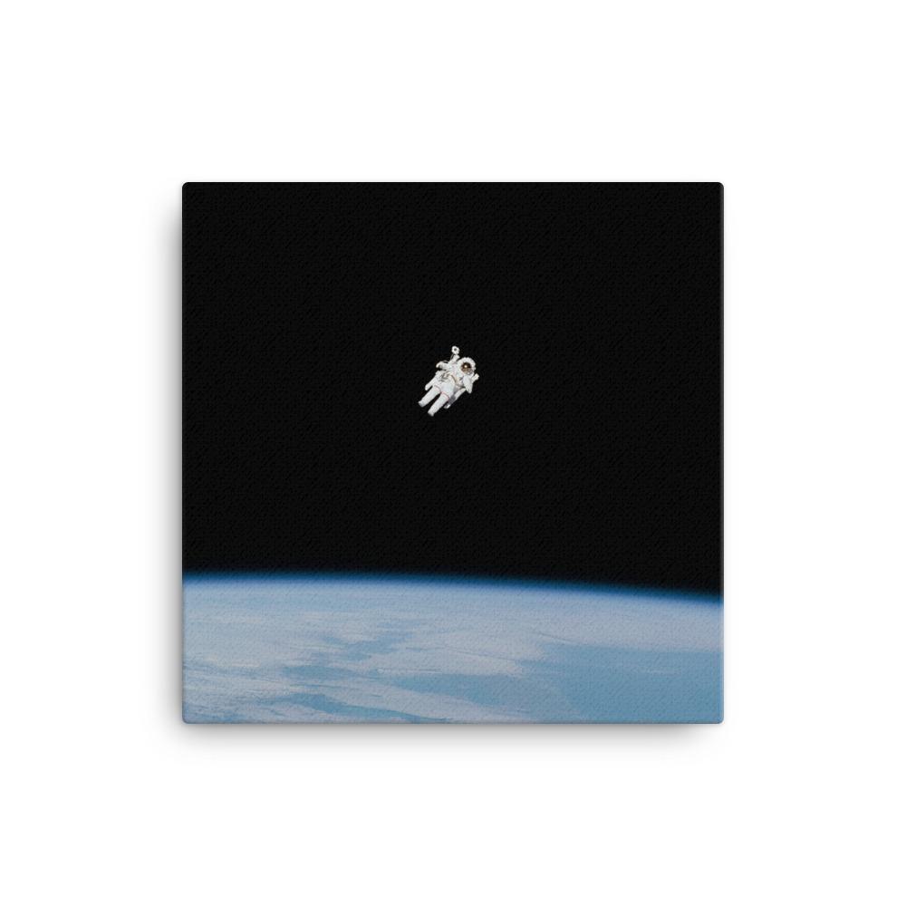 Astronaut im Weltraum - Leinwand NASA 30x30 cm artlia