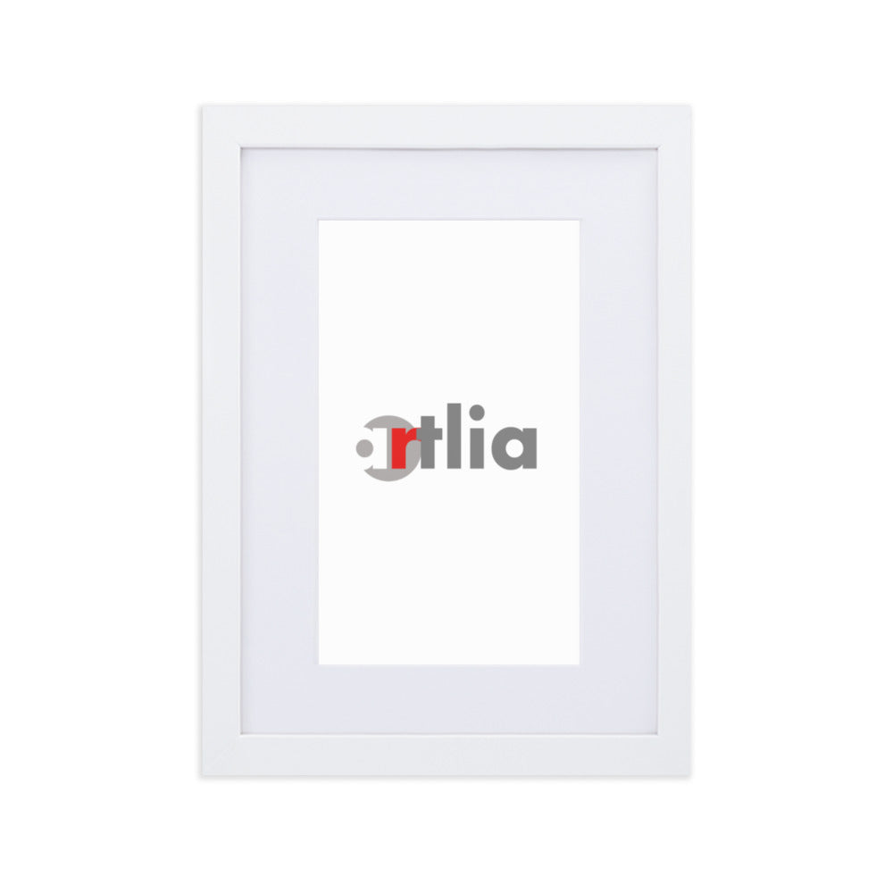 Bilderrahmen weiß Passepartout Kuratoren von artlia 21×30 cm artlia