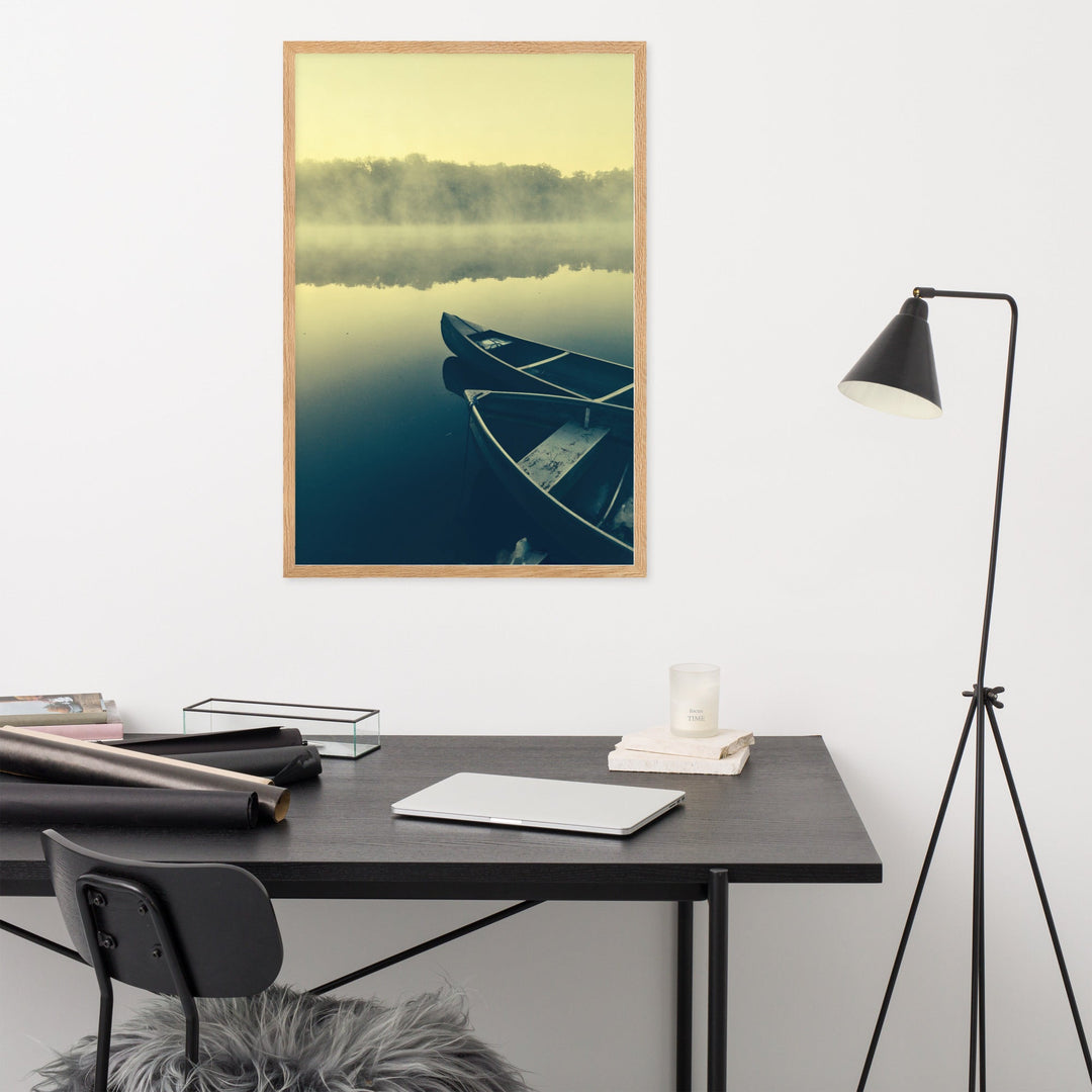 Boats in Fog - Poster Kuratoren von artlia artlia