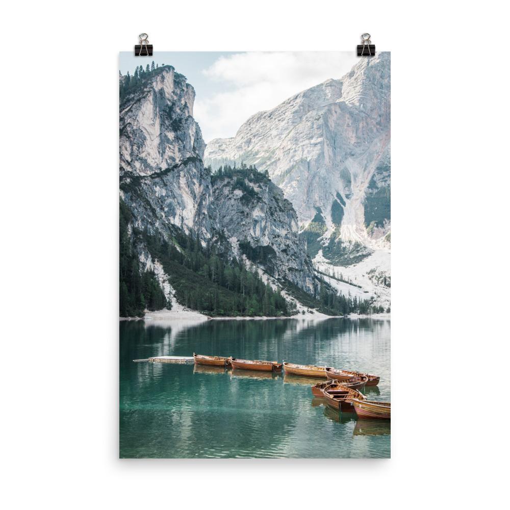 Braies lake 2 - Poster Kuratoren von artlia 30x45 cm artlia