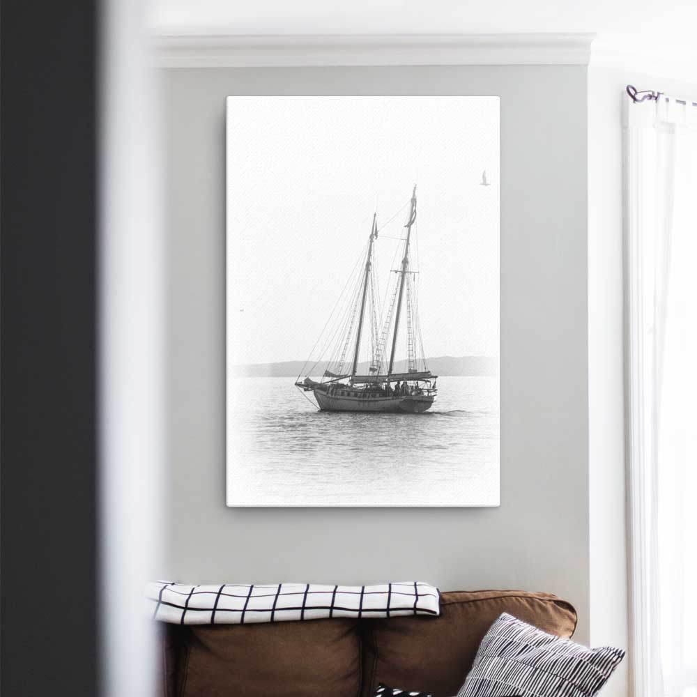 ein Segelboot - Leinwand Kuratoren von artlia 61x91 cm artlia