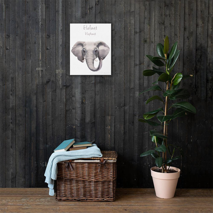 Elefant - Leinwand dear.bon.vivant 41x51 cm artlia