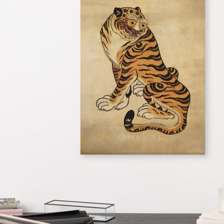 freundlicher Tiger - Leinwand Kuratoren von artlia artlia