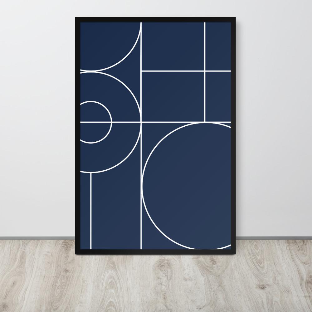 Geometric 40 - Poster im Rahmen artlia artlia