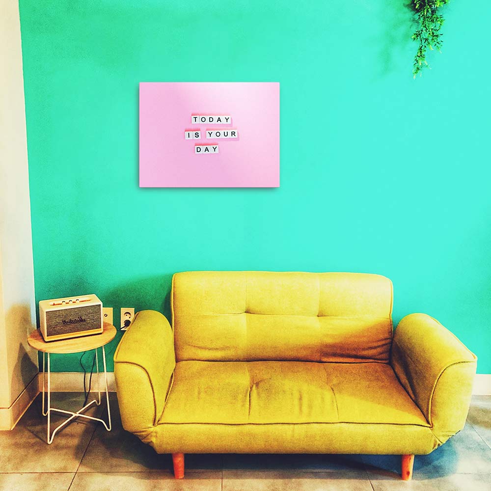 Glückstag - Leinwand Kuratoren von artlia 46x61 cm artlia