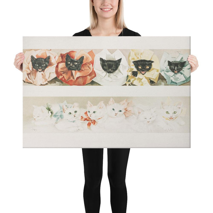 Katzen - Leinwand Boston Public Library 61x91 cm artlia