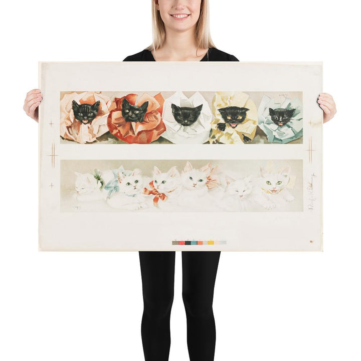 Katzen - Poster Boston Public Library 61x91 cm artlia