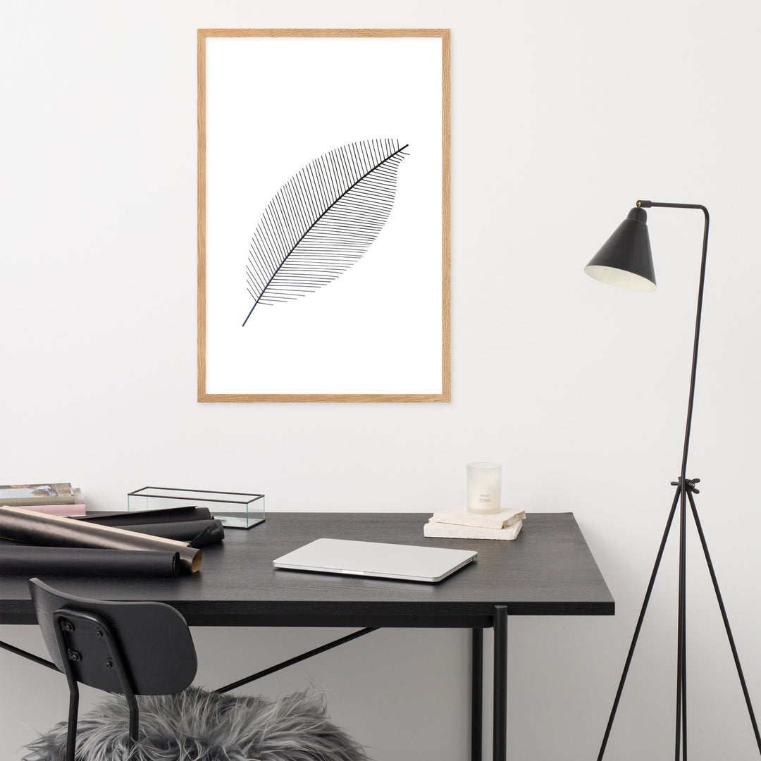 Leaf X Ray - Poster im Rahmen Kuratoren von artlia artlia