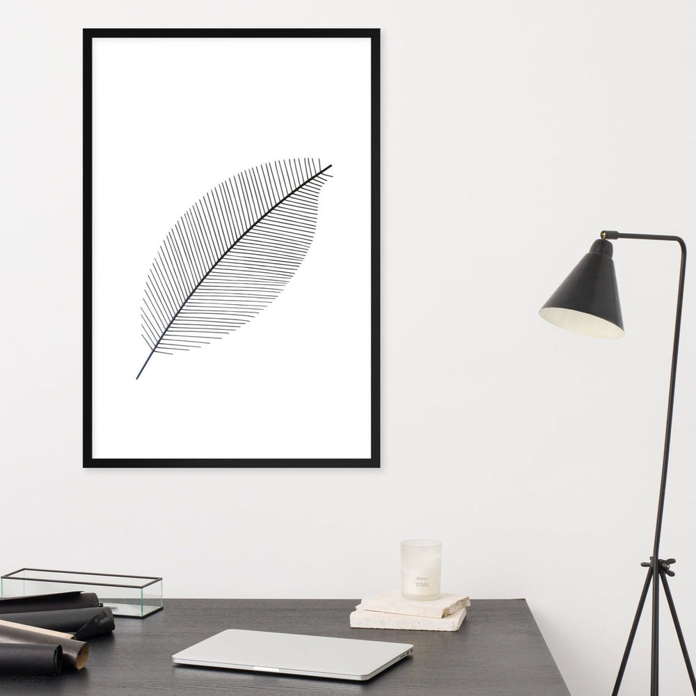 Leaf X Ray - Poster im Rahmen Kuratoren von artlia artlia