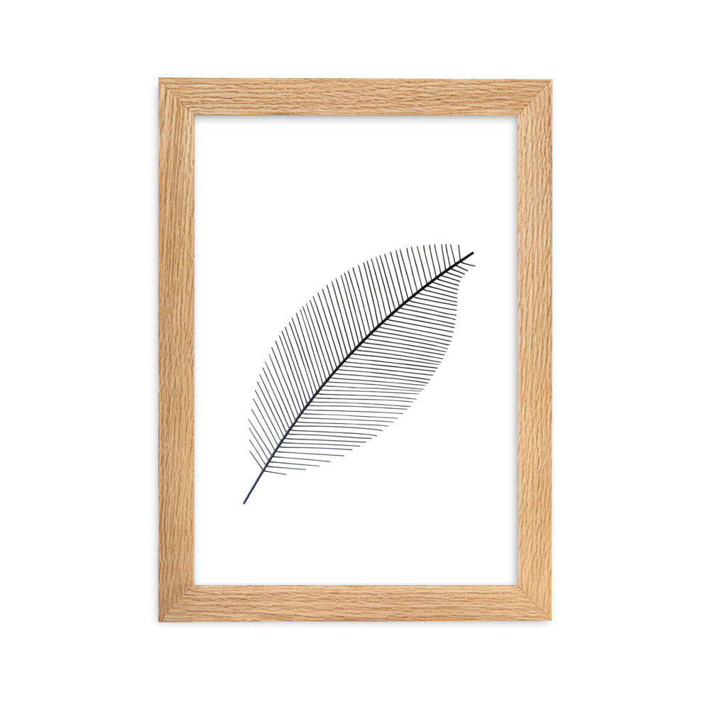 Leaf X Ray - Poster im Rahmen Kuratoren von artlia Oak / 21×30 cm artlia