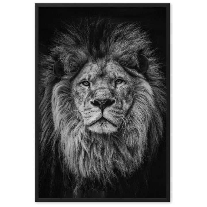 Loewe Lion - Poster im Rahmen artlia Schwarz / 61×91 cm artlia