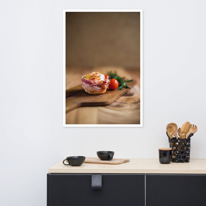 Poster mit Rahmen - Guten Appetit Kuratoren von artlia artlia