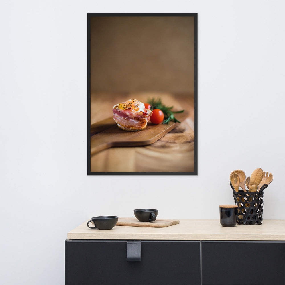 Poster mit Rahmen - Guten Appetit Kuratoren von artlia artlia