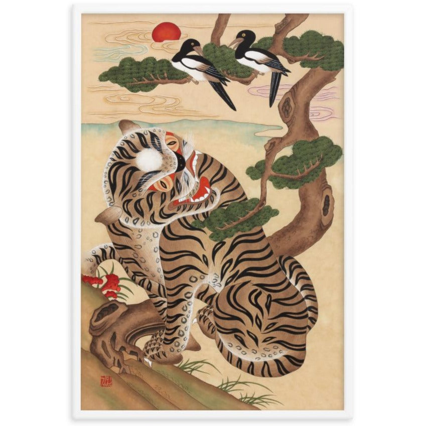 Poster - Tiger und Elster Misun Kim artlia