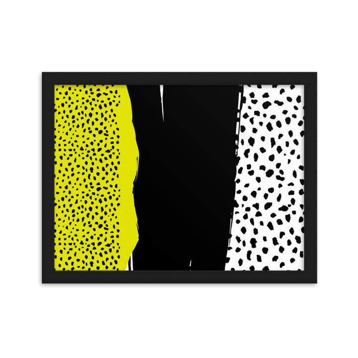 Spots - Poster im Rahmen artlia Schwarz / 30×40 cm artlia