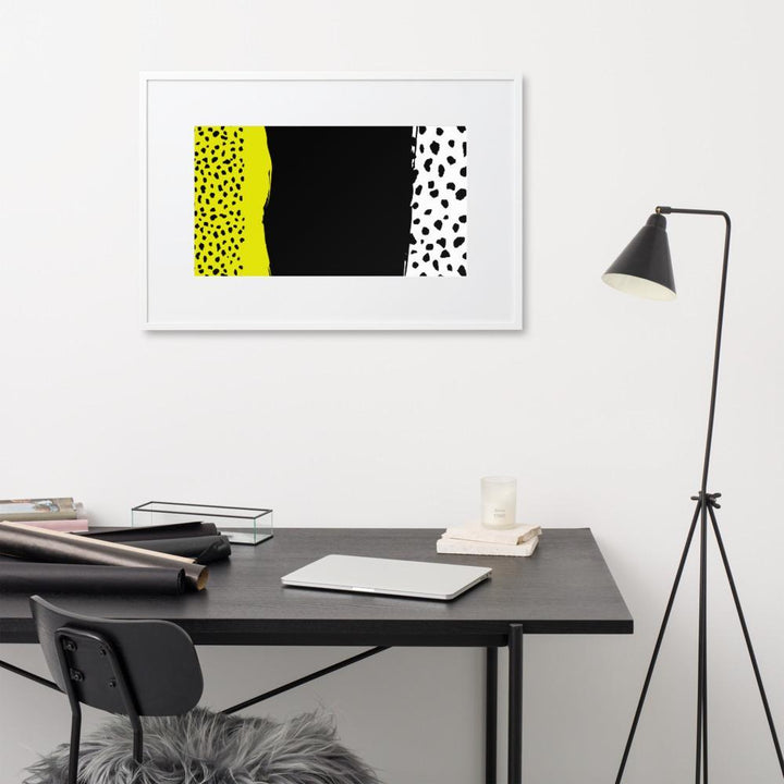 Spots - Poster im Rahmen mit Passepartout Kuratoren von artlia artlia