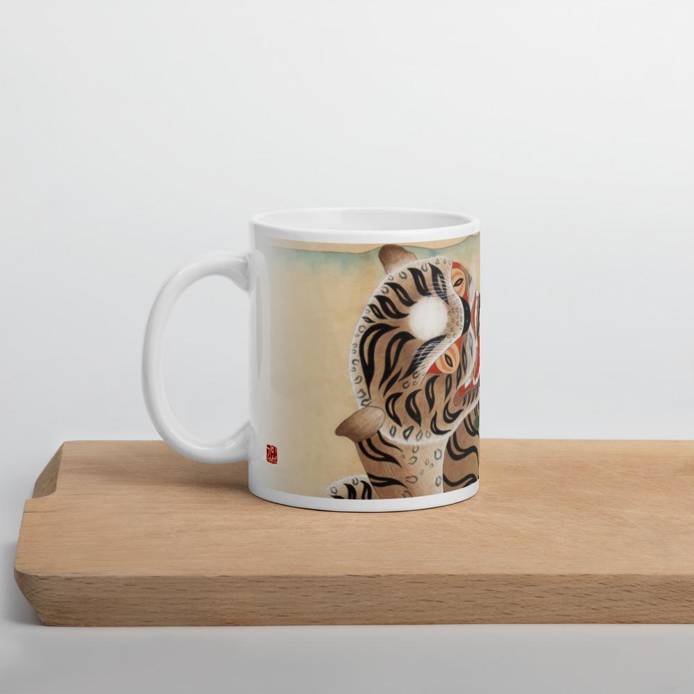 Tiger und Elster - Tasse Misun Kim artlia