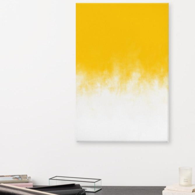 Yellow Gradient - Leinwand artlia artlia